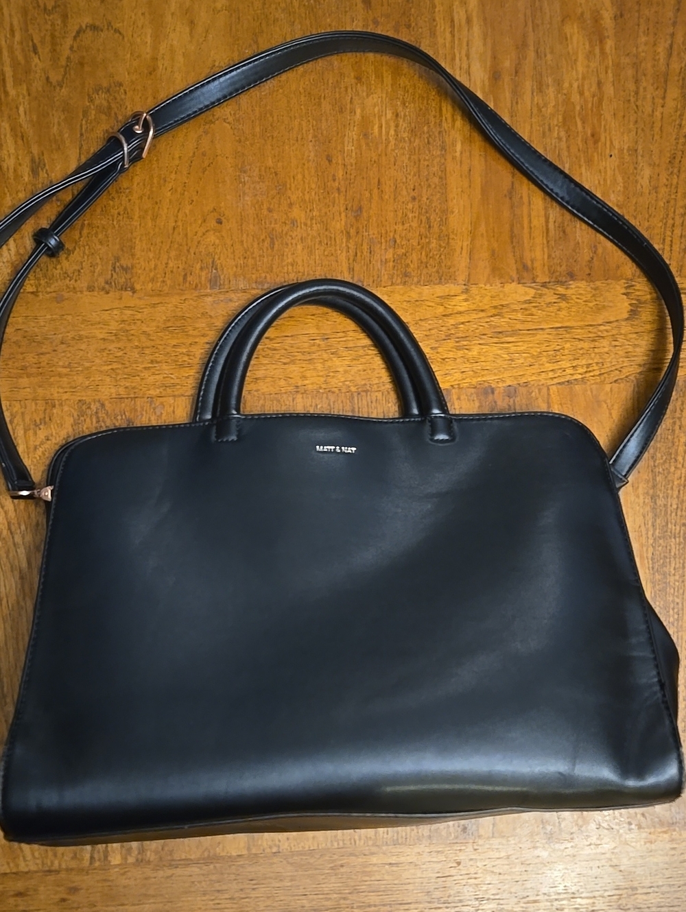 Matt & Nat Satchel Bag In Black